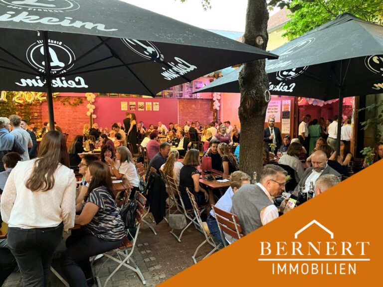 Biergarten im Sommer