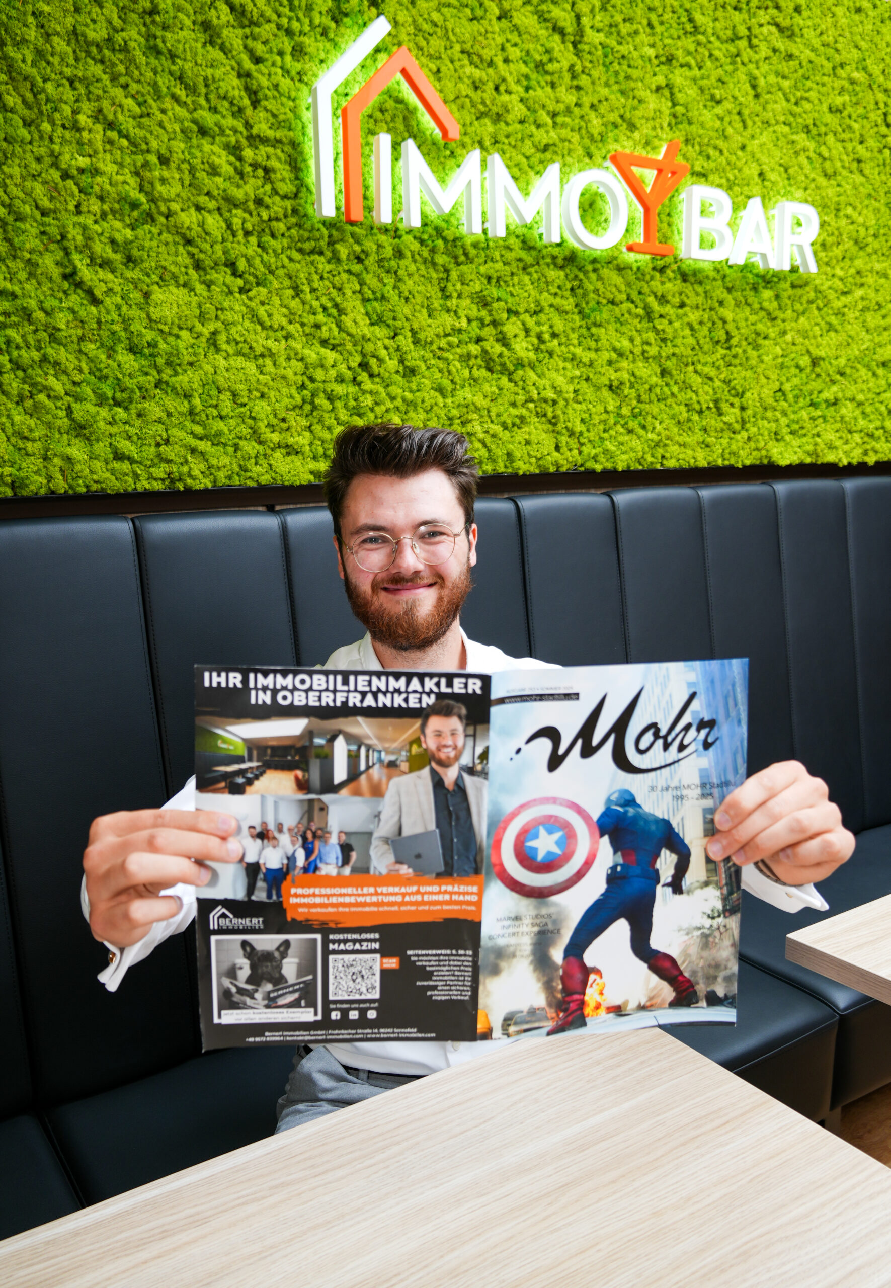 Roland Bernert mit Mohr Magazin